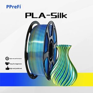 Filament d'impression 3D PLA 1,75 mm 1 kg, fournitures d'impression 3D, PLA soie bleu doré, matériau d'impression 3D, soie double couleur - Product Image 1