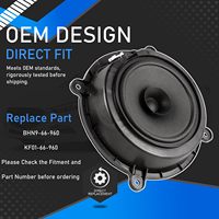 Altavoz para Puerta Delantera Compatible con Mazda 3 (14-18), Mazda 6 (13-16) y CX-5, Altavoz Coaxial con Amplia Respuesta de Frecuencia, Reemplaza BHN9-66-960 KF01-66-960