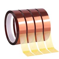 Ruban adhésif en polyimide renforcé résistant à la chaleur, adhésif silicone haute température, découpé à la presse, largeur 30 mm, température 260°C
