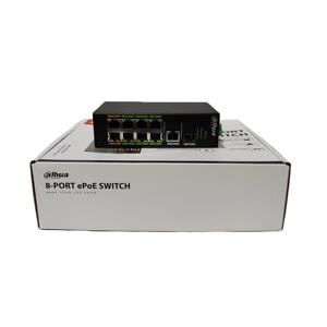 Duhua poe SwitchTransmission LR2110-8ET-120 8-पोर्ट ePoE स्विच - Product Image 1