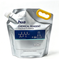 Pochette à bec verseur brillante 3KG PE/AL pour liquides chimiques avec poignée, durable pour emballage industriel imprimé en héliogravure