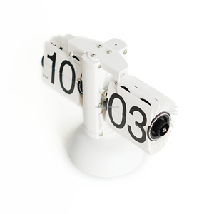 2025 Retro lật đồng hồ kỹ thuật số AM/PM tự động trắng đen bạc thạch anh văn phòng hiện đại nhà bếp nhà bếp bàn bàn đồng hồ motivity - Product Image 3