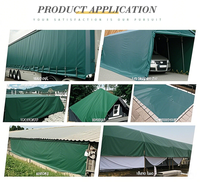 Bâche PVC enduite imperméable et antistatique 500 GSM sur mesure pour abris de volailles, poulaillers et fermes