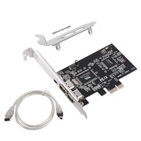 PCI-E 1X 1394 Kartu Pengambilan Video DV HD Internal Bebas Driver Model XH-VT6315 10/100/1000Mbps VIA Suku Cadang Perbaikan Stok