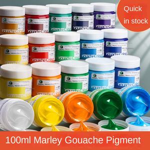 Marley ชุดสีน้ำ100มล. สำหรับนักเรียนศิลปะบนกระดาษผ้าใบแก้วบรรจุในกล่อง - Product Image 2