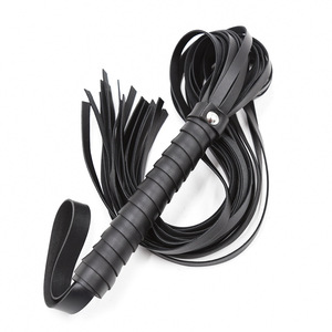 Látigo de juguete para parejas adultas, látigo negro unisex para juegos sexuales, accesorio para bondage, actuaciones en discotecas y escenarios. - Product Image 3