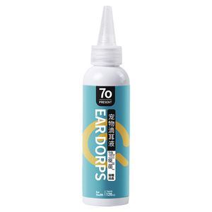 Solución para limpieza de oídos de mascotas, acaricida antibacteriano de 120ml para gatos y perros - Product Image 2