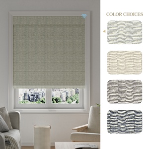 Tende Romane di Alta Gamma, Tende e Persiane Oscuranti Senza Fili, Tende Romane Motorizzate Intelligenti per Finestre - Product Image 2