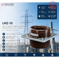 Transformateur de courant LMZ-10 / LMZJ1-10 10kV 5A 0.5/3 0.5/10P de type traversant pour barre omnibus en résine moulée