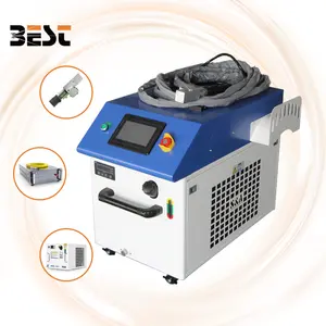 Laser cleaning machine with metal steel stainless metal concrete stone paint oil removal Continuous Laser Cleaning