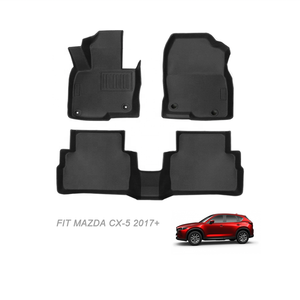 Alfombrillas de goma TPE 3D para coche Mazda CX-5, esteras impermeables y antideslizantes para todos los climas, para todos los modelos, 2017-2021 <span class=keywords><strong>2022</strong></span> - Product Image 1