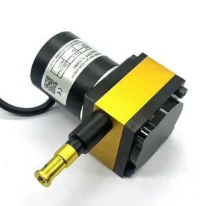 Encodeur linéaire de capteur de déplacement de câble métallique 4 ~ 20mA/ 0 ~ 5V/0 ~ 10V sortie 400/500/800mm CWPseries