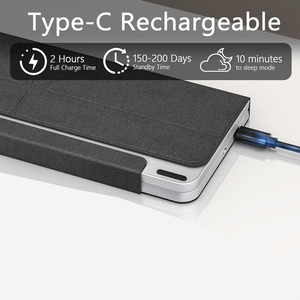 <span class=keywords><strong>Tastiera</strong></span> Wireless BT pieghevole 2-in-1 portatile con <span class=keywords><strong>tastiera</strong></span> magnetica <span class=keywords><strong>per</strong></span> telefoni cellulari tablet - Product Image 6