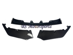 3-pcs V Phong Cách G80 M3 g82 G83 M4 thực sự sợi carbon phía trước Bumper Lip Splitter cho <span class=keywords><strong>BMW</strong></span> M3 M4 phía trước Bumper Spoiler môi - Product Image 4