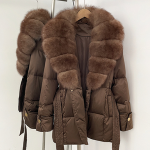 OFTBUY Giacca di Lusso in Piuma d'Oca, Cappotti e Parka 2025 Nuova Giacca Invernale <span class=keywords><strong>da</strong></span> <span class=keywords><strong>Donna</strong></span> con Vera Pelliccia di Volpe, Abbigliamento Esterno Femminile - Product Image 6
