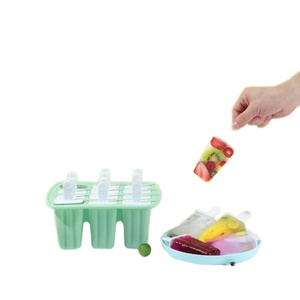 Wholesale Food Safe 4/6/10/12 Cavity Ice <b>Cream</b> Mold Silicone Popsicle <b>Maker</b> Mold Ice Tray Mold Reusable - Product Image 6