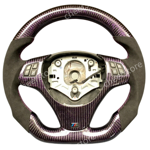 Personnalisé E90 E91 <span class=keywords><strong>E92</strong></span> E93 E82 M3 Led Rpm Display Chauffage Alcantara Cuir Fibre de Carbone Volant avec Palettes de Changement de Vitesse - Product Image 2