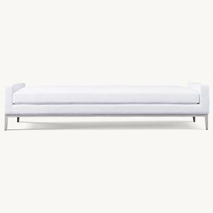 Moderno Conjunto de Sofás Modulares Chesterfield para Sala de Estar, Tapizados, con Esquinas Cuadradas, Patas de <span class=keywords><strong>Aluminio</strong></span>, Relleno de Esponja, Ecológico - Product Image 5
