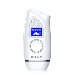 Mlay Professional IPL Laser Hair Removal Machine Portable and Painless for Permanent Home Use on Bikini and Armpit Areas