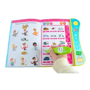 Детская развивающая игрушка для раннего развития, аудио, английский язык, Y-книги, сенсорное аудио, чтение, говорящая ручка, книга, обучающая машина для детей