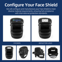 Bouclier facial réglable de casque de soudage au laser de haute qualité avec couvre-chef de protection à double ventilation pour le soudage