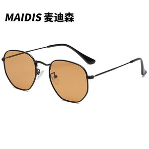 Maidis Irregular Sunglasses Metal Frame Polarized UV400 Unisex Sun Protection Travel Driving Fashion - Product Image 3