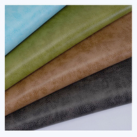 Cuir délavé délavé double couleur effet rétro sac tissu cuir synthétique meubles canapé tissu