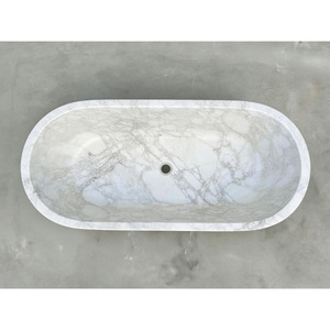 <span class=keywords><strong>Baignoire</strong></span> autoportante moderne de luxe en marbre naturel, écologique, sur mesure, grande taille, haute qualité, pour salle de bain d'hôtel - Product Image 6