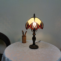 Lampe décorative en verre coloré de style rétro américain, verre teinté de style européen, fabrication chinoise, vente en gros, personnalisable, pas cher