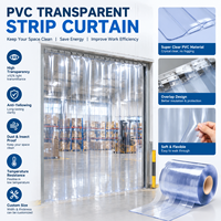 Bande de porte en PVC flexible OEM, rideau en vinyle industriel résistant aux intempéries pour l'extérieur