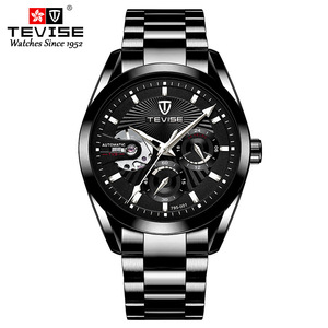 Orologio da uomo meccanico impermeabile orologio da uomo orologio da uomo classico grande quadrante in lega d'oro - Product Image 3