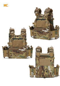 เสื้อกั๊กยุทธวิธีสีดำแบบมีแผ่นรองหลังไนลอนอ็อกซ์ฟอร์ดพร้อมระบบโมลล์ สำหรับงานกลางแจ้ง ยิม ออกกำลังกาย ล่าสัตว์ รับผลิตตามสั่งพร้อมสกรีนโลโก้ ขายส่ง - Product Image 3