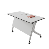 Bureau mobile, table d'ordinateur pliable, table de classe portable, table de conférence combinée, bureau de formation moderne, minimaliste