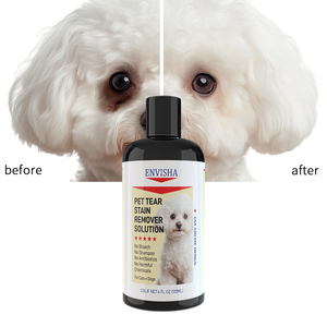 Prechha di alta qualità 120ml naturale senza antibiotici cani e gatti per la cura degli occhi macchia lacrimale soluzione di rimozione del liquido pulito - Product Image 2