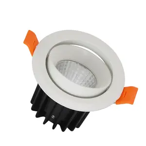 Lampu Plafon Ramping IP33 Plastik Aluminium Rumah, Lampu Downlight LED Terpasang Tersembunyi 7W