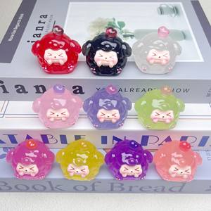 Dessin animé lumineux boule tridimensionnelle Kiki créatif marée jouer bricolage résine breloques bijoux accessoires - Product Image 3