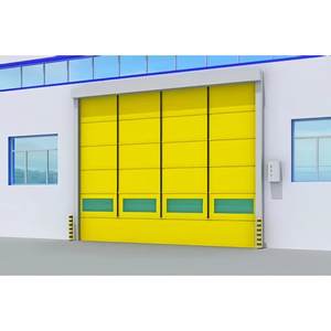 Puerta enrollable de PVC de alta velocidad, puerta enrollable rápida, puertas eléctricas para almacén - Product Image 2