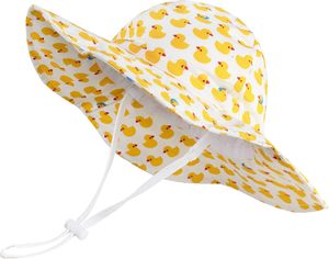 Sun <b>Hat</b> Bowknot Beach Sun Protection <b>Hats</b> Adjustable <b>Bucket</b> <b>Hats</b> for Toddler Kids Baby and Girls(Bowknot Rose Red) - Product Image 4