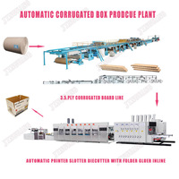 Carton Box Packing Corrugated Cardboard Rotary Die Cutting Machine Flexo Printing Pizza Box Machine