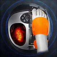 Massage des pieds électrique Shiatsu Vibration Air Compression chauffage électrique rouleau jambe mollet Machine masseur de pieds