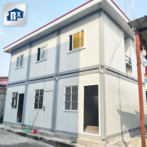 <span class=keywords><strong>Casa</strong></span> Contenedor <span class=keywords><strong>Modular</strong></span> de Acero de 20 pies de Bajo Costo, 3 Dormitorios, Panel Sándwich, para Oficina o Alojamiento - Product Image 1
