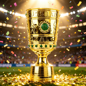 Trophée de football personnalisé en or, coupe de champion avec incrustation de <span class=keywords><strong>pierre</strong></span> verte, design orné, base en métal poli, récompense sportive pour les vainqueurs - Product Image 5