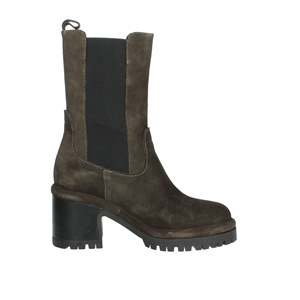 Bottines en cuir pour femme Manas, talon 7520, mode hiver - Product Image 4