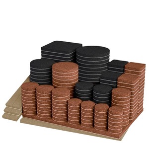 Tapis de protection en feutre pour meubles, 24 pièces, coussinets en feutre de qualité supérieure, meilleurs protecteurs pour les pieds de meubles, protège les sols en bois, protège votre parquet et votre revêtement stratifié - Product Image 3