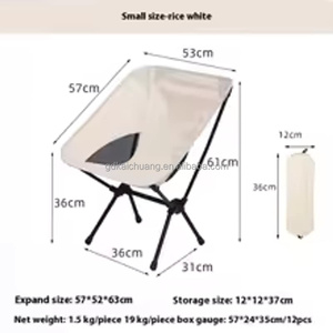 Silla Plegable Portátil para Jardín, Camping, Senderismo, Pesca, Picnic y Relajación, con Logotipo Personalizado Impreso, para Niños y Adultos - Product Image 3