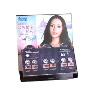 Espositore cosmetico per bottiglie espositore per ombretti scatola per lenti a contatto scatola espositore da banco in acrilico - Product Image 1