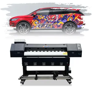 High Precision Indoor/Outdoor Eco Solvent Printer 1.3m Cutter Advertising Billboard Printing Machines Xp600 Heads