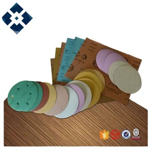 Papier abrasif rond pour le ponçage et le polissage de voitures, de métaux et de bois - Product Image 1