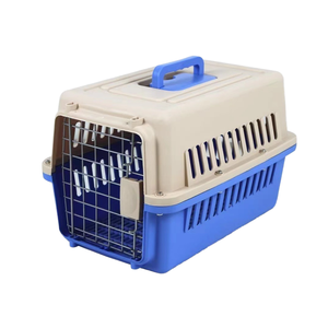 <span class=keywords><strong>Caisse</strong></span> de <span class=keywords><strong>transport</strong></span> pour animaux de compagnie à chargement par le haut, 2 portes, rigide, motif uni, pour <span class=keywords><strong>avion</strong></span> et extérieur, fournitures pour animaux de compagnie - Product Image 1