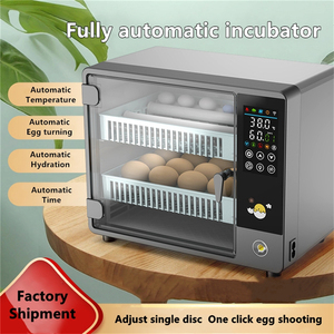 Máy ấp trứng hoàn toàn tự động hộ gia đình nhỏ ấp điện kép gà thông minh 24 quả trứng màn hình lớn trứng tự động - Product Image 6